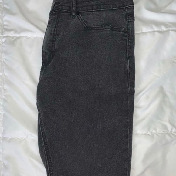 Original Use Jeans Skinny Stacked Destressed Dark Grey Pants Poshmark